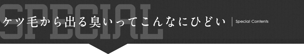 ケツ毛から出る臭いってこんなにひどい
